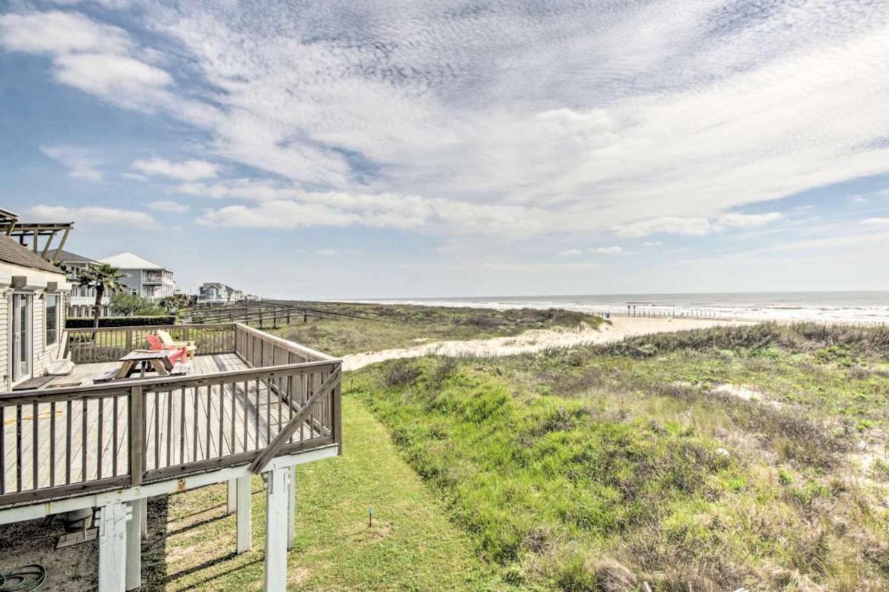 Gulf Front Retreat Villa Galveston Esterno foto